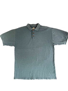 Tommy Bahama Blue Polo Shirt Size M Classic Cotton Casual